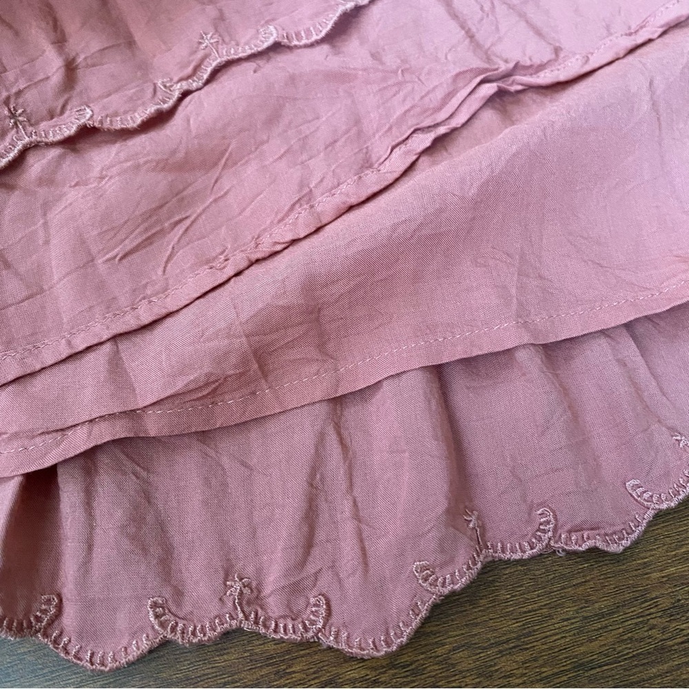 Aritzia | Wilfred Sidonie Flutter
Sleeve Lined Tiered Baby Doll Dress Medium - Picture 12 of 12